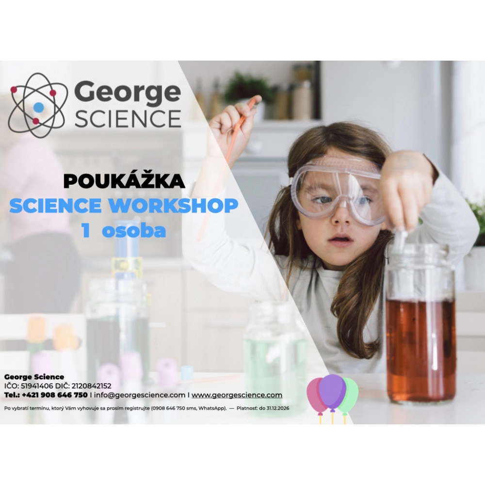  POUKÁŽKA NA SCIENCE WORKSHOP